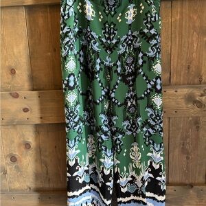 Chicos Ikat Print Wide-Leg Pull-On Pants